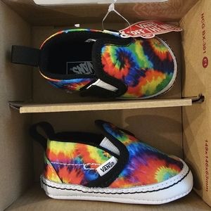 Infant tie-dye vans size 2